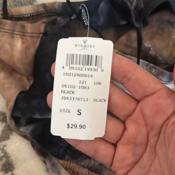 NWT Windsor So Glam Tie Dye Ruched Mini Dress Sz S - Picture 5 of 5